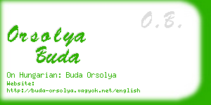 orsolya buda business card